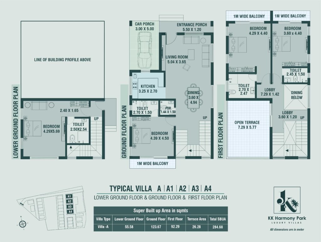 KK Harmony typical vill A-A1-A2-A3-A4