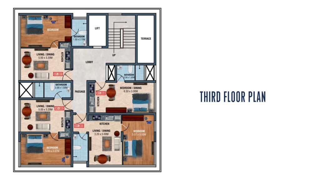 Alcon Emblem Third Floor Plan