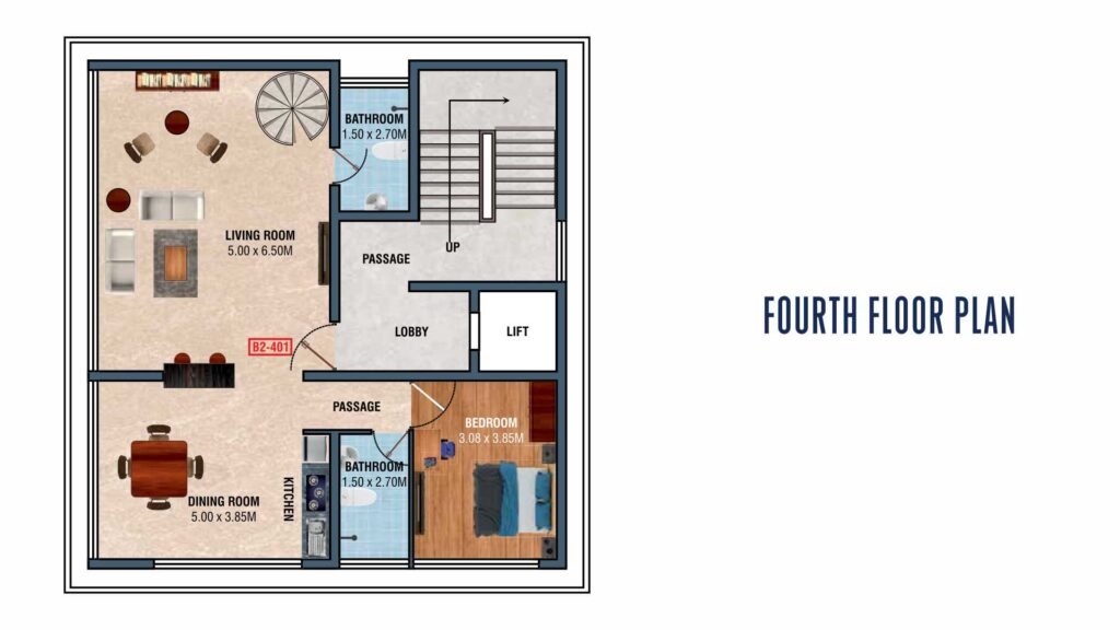 Alcon Emblem Fourth Floor Plan