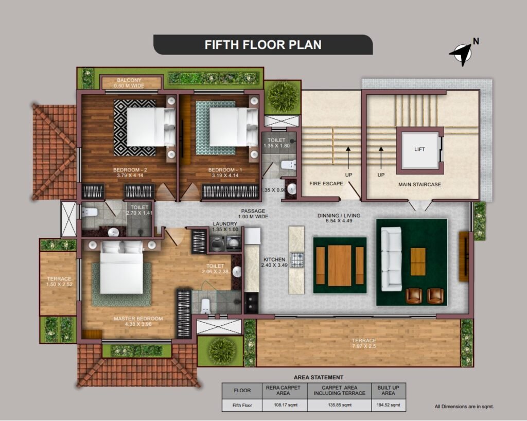 Expanse Seven Fifth Floor Plan