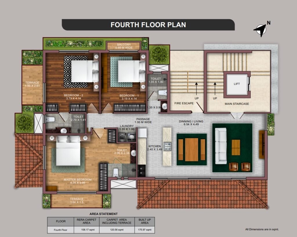 Expanse Seven Fourth Floor Plan